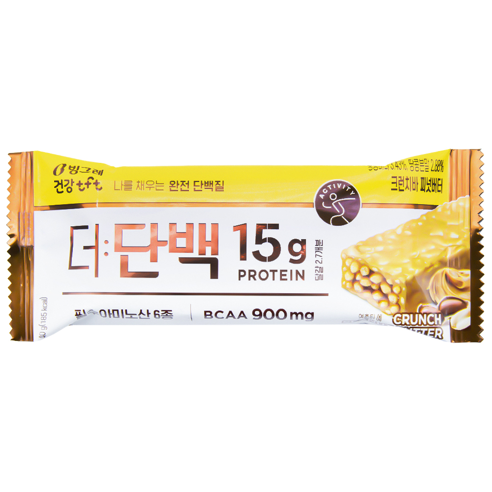 빙그레 더단백 크런치바 피넛버터 40g