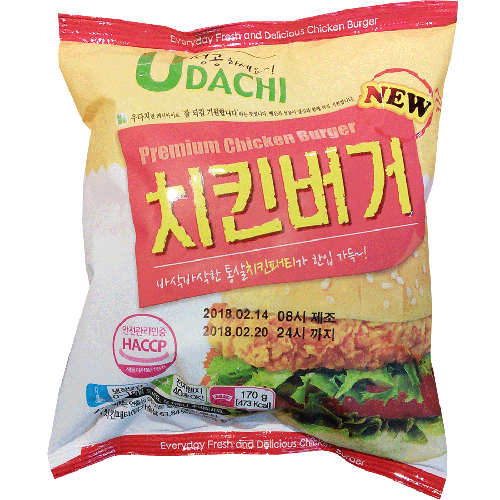리더스푸드 우다치 치킨버거 170g