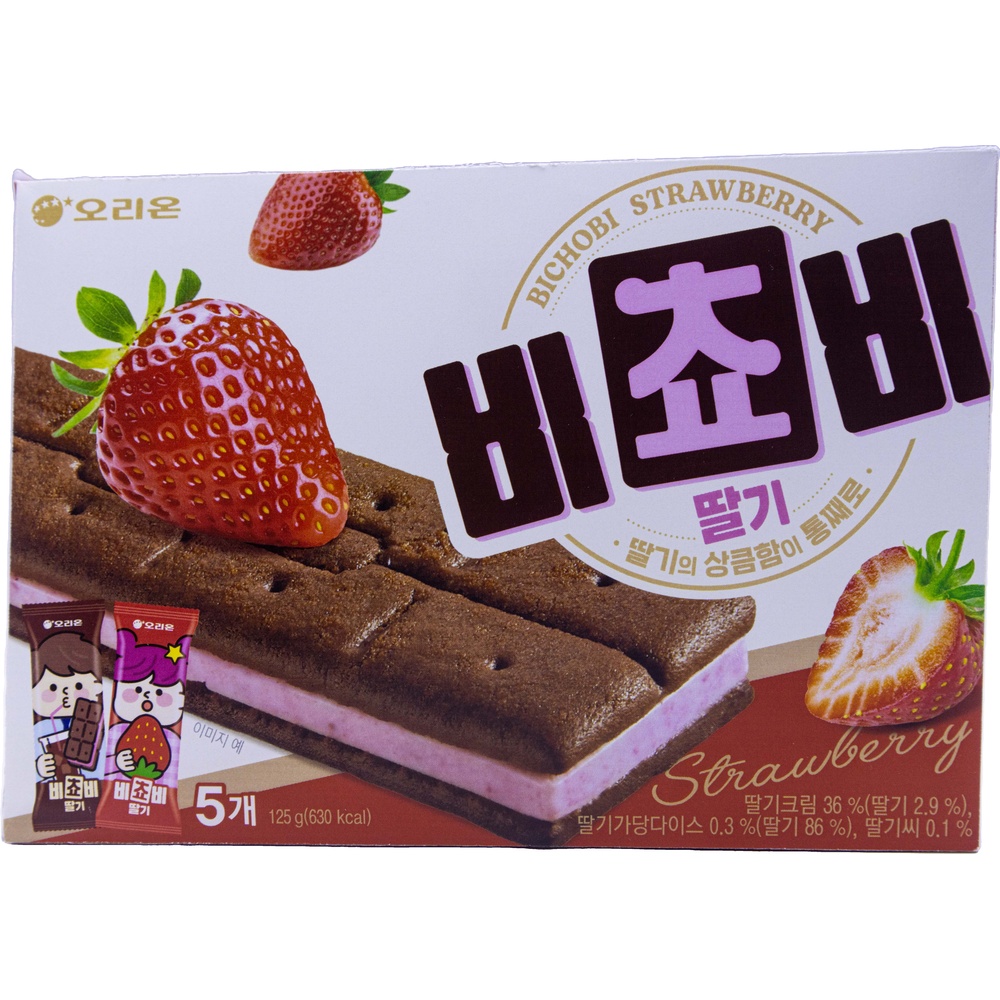 오리온 비쵸비 딸기 25g