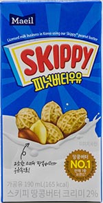 매일유업 스키피 피넛버터우유 190ml