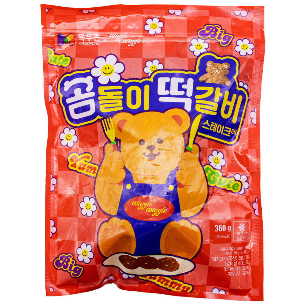 농협 목우촌 곰돌이 떡갈비스테이크 360g