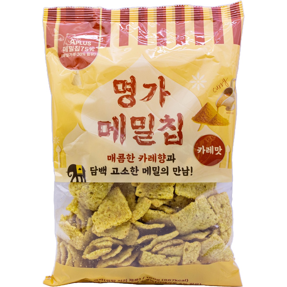 에이플러스 명가 메밀칩 카레맛 160g