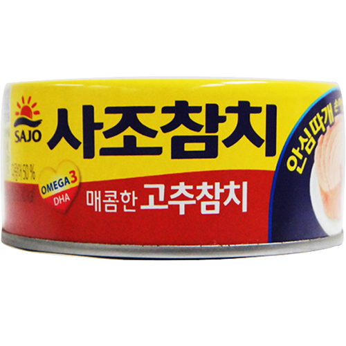 사조참치 매콤한고추참치 안심따개 150g