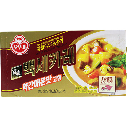오뚜기 백세카레 약간매운맛 200g
