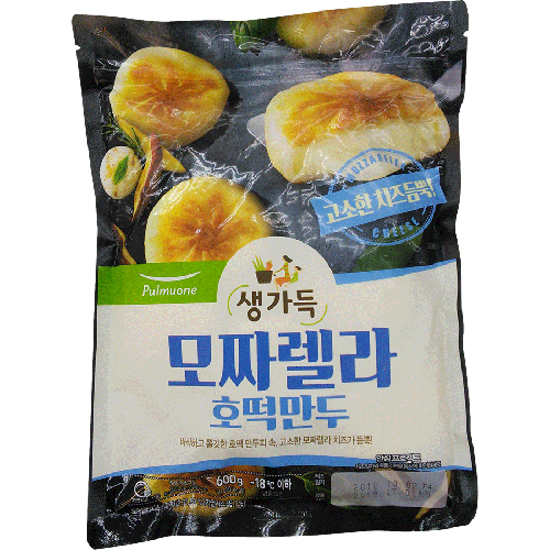 풀무원 생가득 모짜렐라 호떡만두 600g