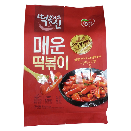 동원 떡볶이의 신 매운떡볶이 420g
