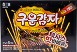 해태 구운감자 텍사스 핫바베큐맛 135g