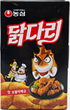 농심 닭다리 핫숯불바베큐 66g