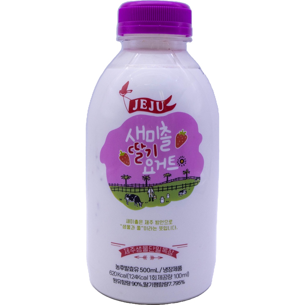 제주샘물목장 새미촐 딸기 요거트 500mL