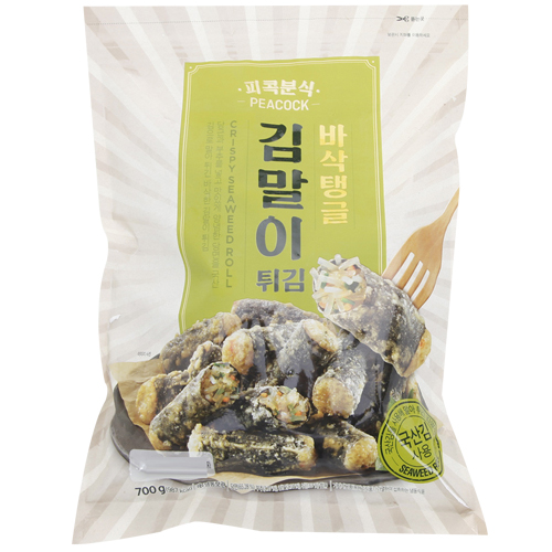 피코크 바삭탱글 김말이튀김 700g