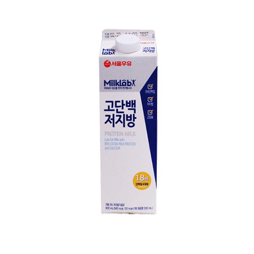 서울우유 밀크랩 고단백 저지방 900ml