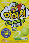 오리온 아이셔 츄잉캔디 청사과맛 42g