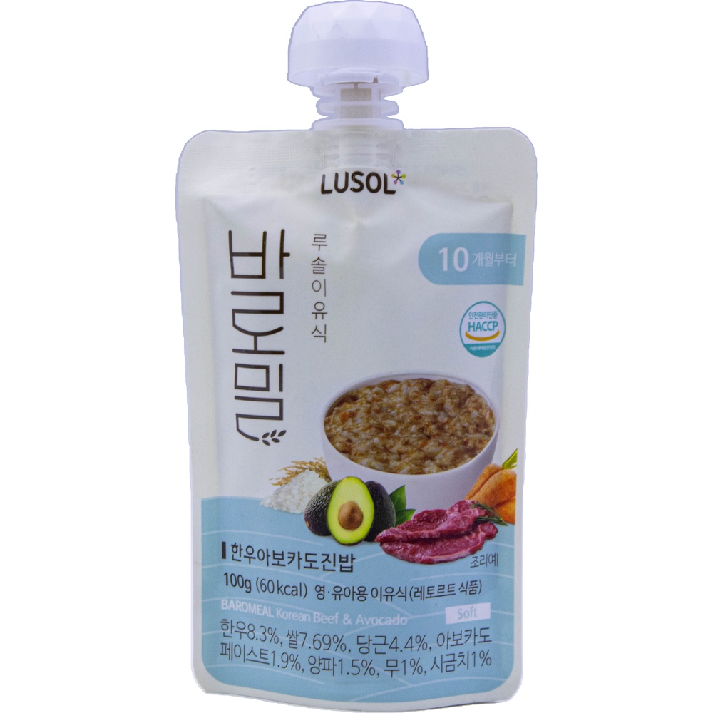 에르코스 루솔 바로밀 한우아보카도진밥 100g