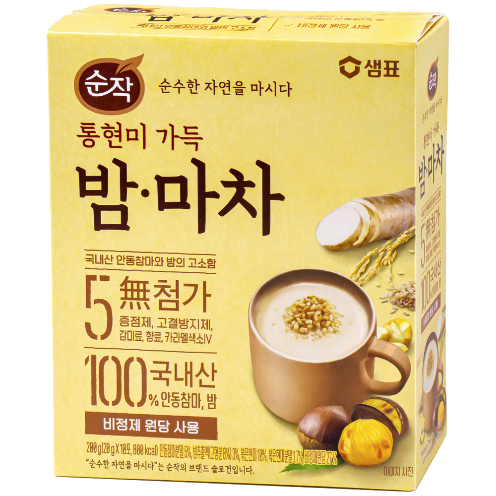 샘표 순작 통현미 가득 밤마차 20g