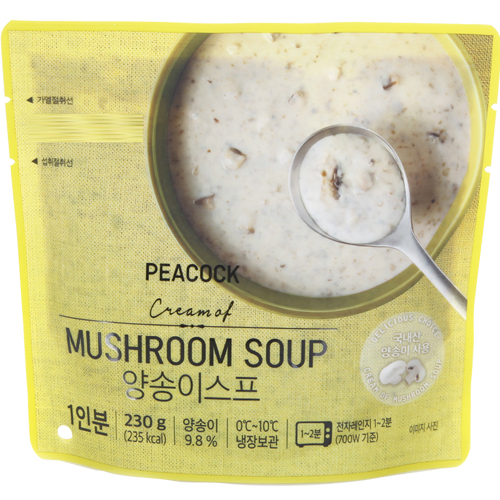피코크 양송이스프 230g