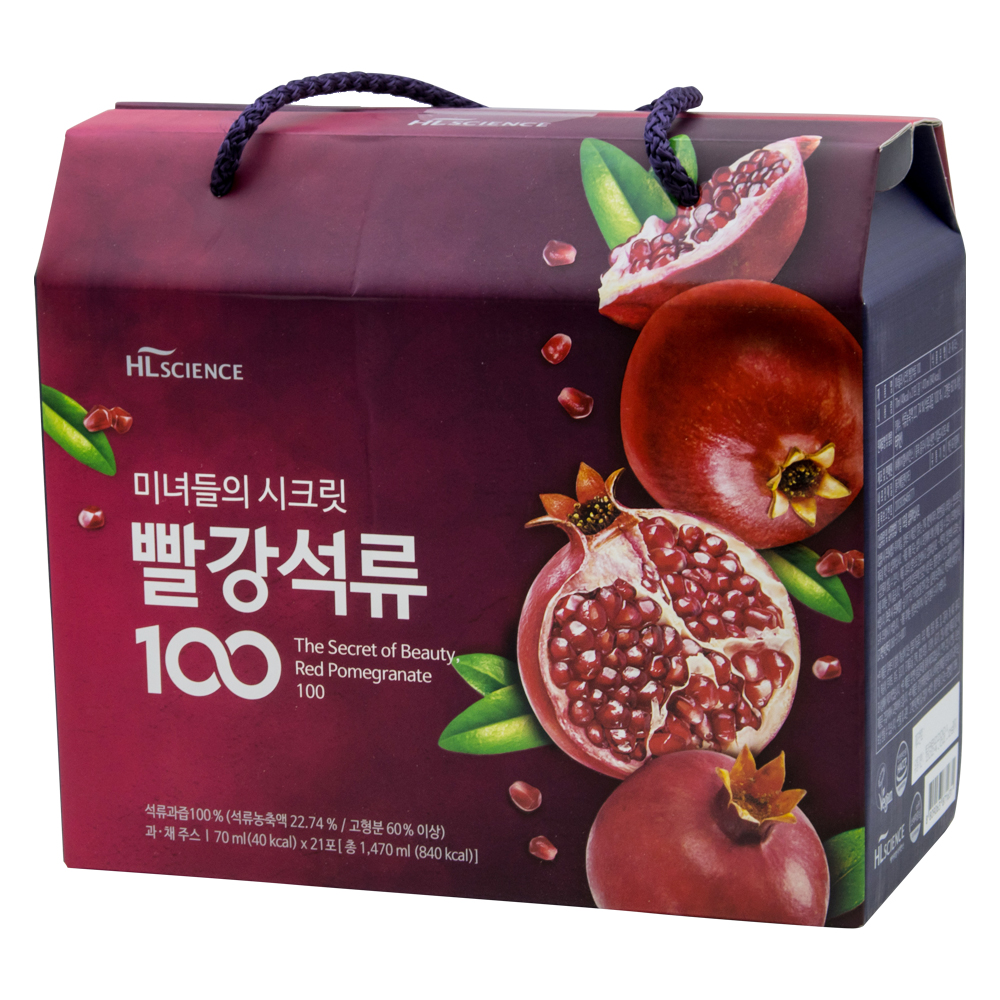에이치엘사이언스 미녀들의 시크릿 빨강석류 70mL