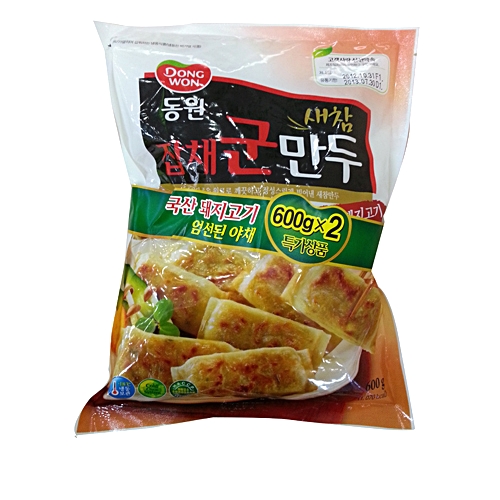 동원 새참 잡채군만두 600g