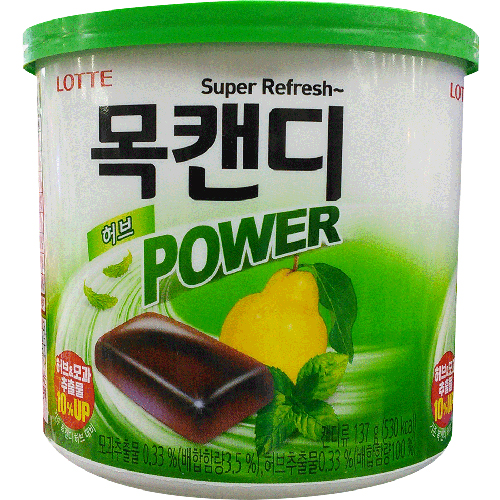 롯데 목캔디 허브 137g