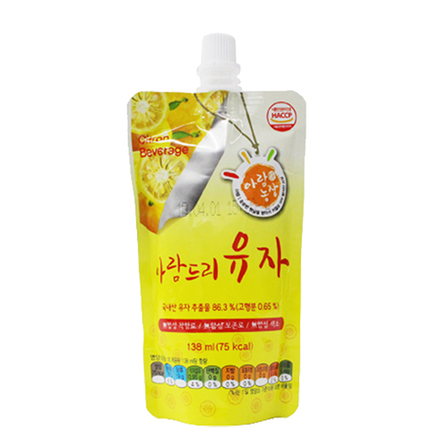 아람농장 아람드리 유자 138ml
