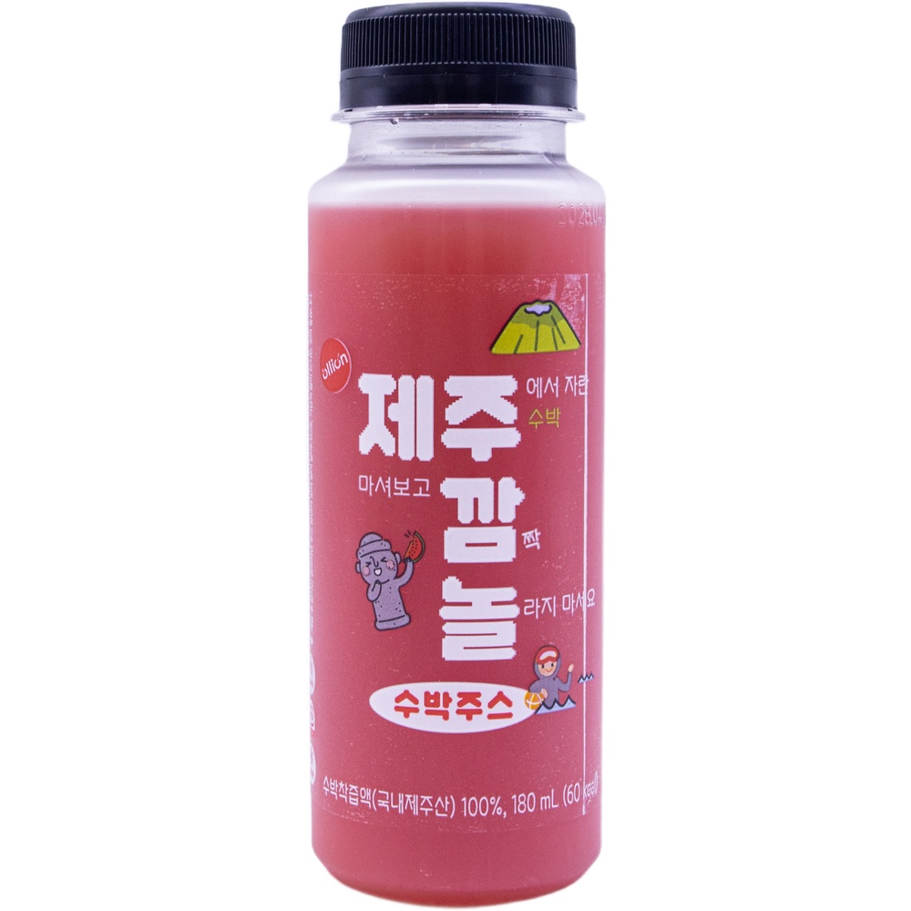 올리 제주깜놀 수박주스 180mL