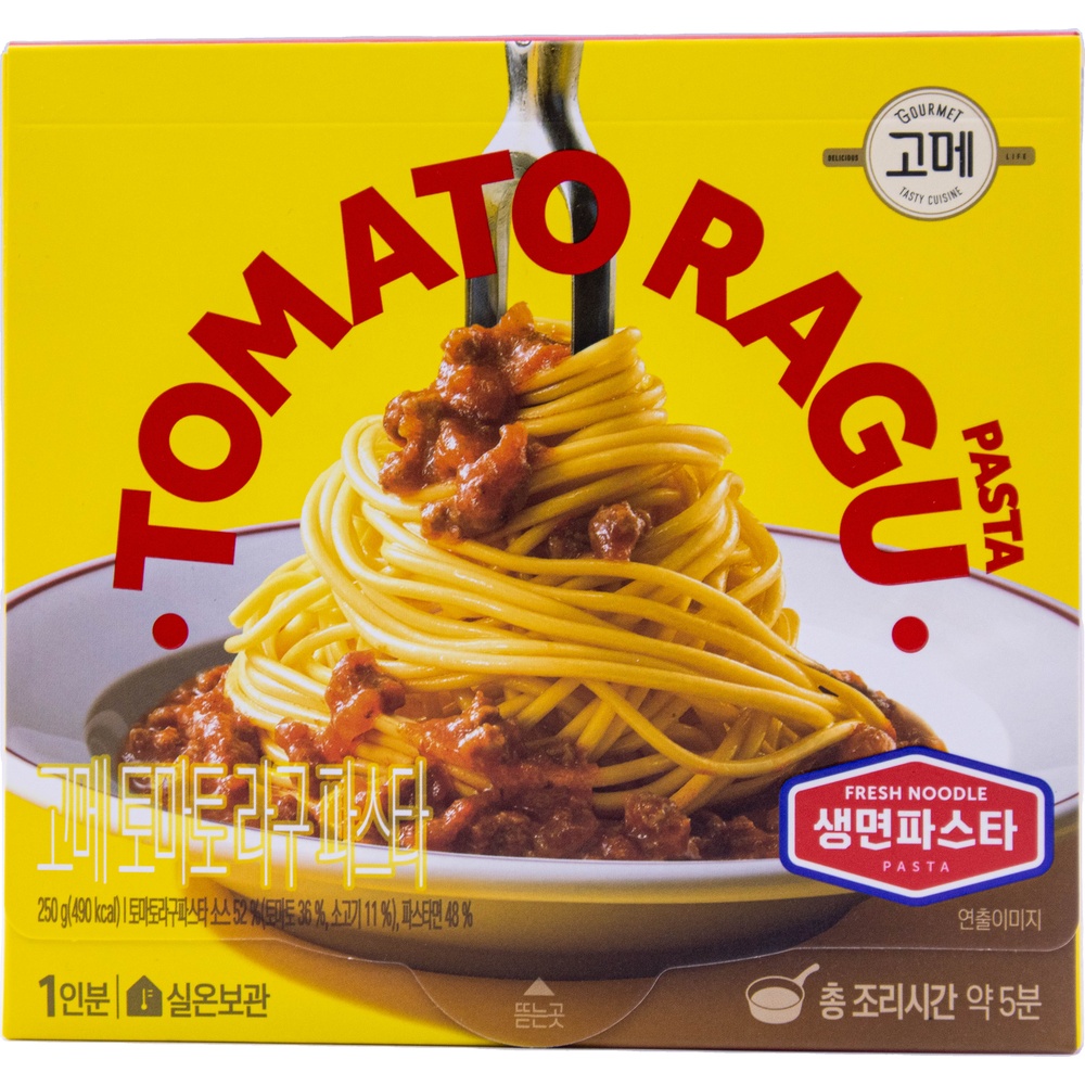 CJ 고메 토마토 라구 파스타 250g