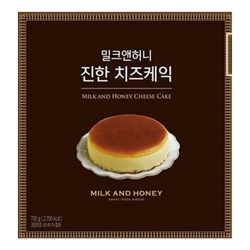 신세계 밀크앤허니 진한치즈케익 730g