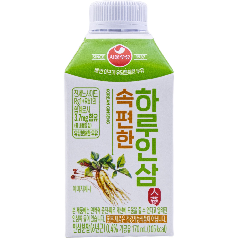 서울우유 속편한 하루인삼 170mL