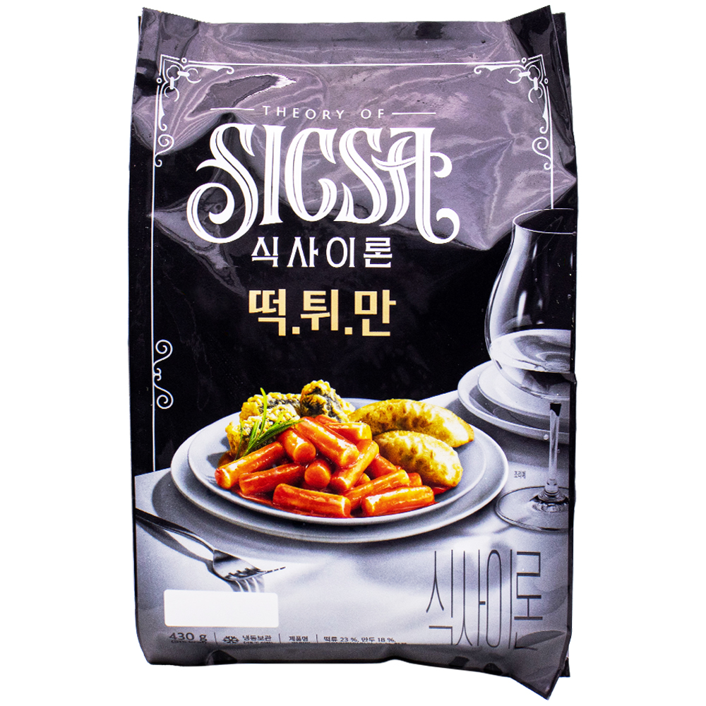 롯데 식사이론 떡튀만 430g