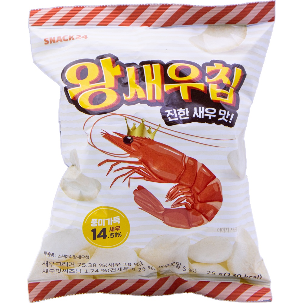 위펀 스낵24 왕새우칩 25g