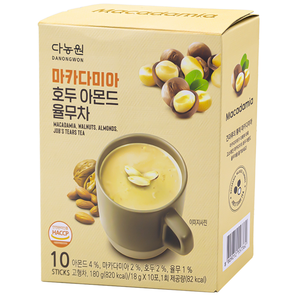 다농원 마카다미아 호두 아몬드 율무차 18g