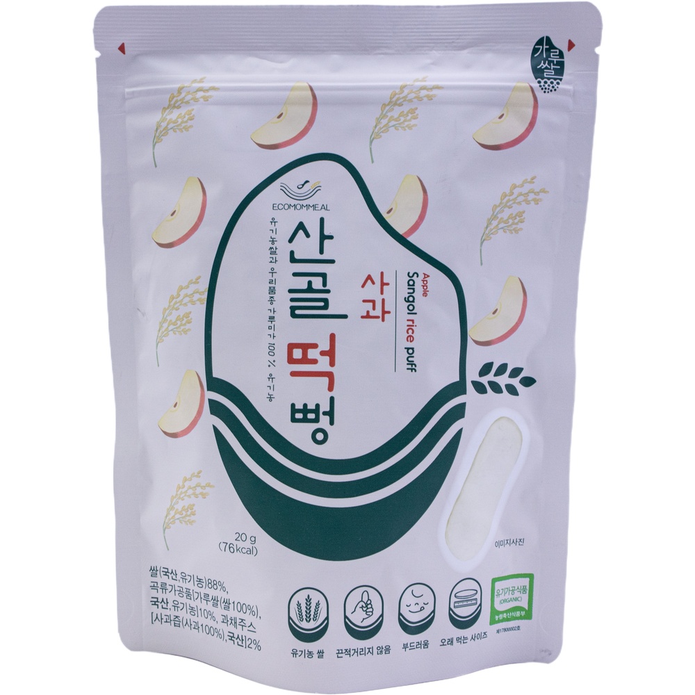 산골이유식 산골 떡뻥 사과 20g