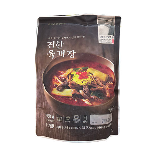 피코크 진한 육개장 500g
