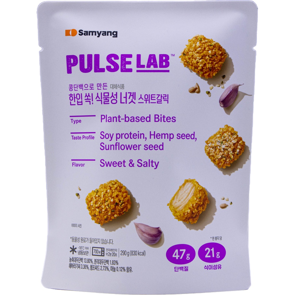 삼양 펄스랩 한입 쏙 식물성 너겟 스위트갈릭 290g