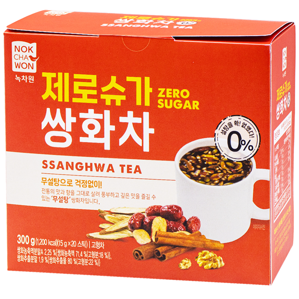 녹차원 제로슈가 쌍화차 15g
