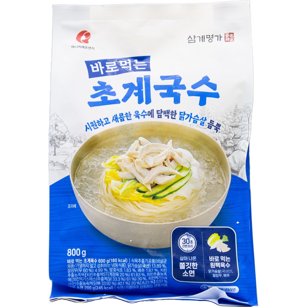 마니커에프앤지 삼계명가 바로 먹는 초계국수 800g
