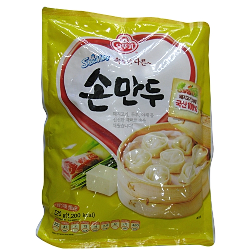 오뚜기 손만두 520g