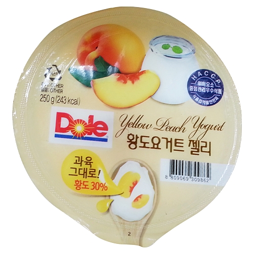 돌 황도 요거트 젤리 200g