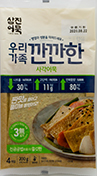삼진어묵 우리가족깐깐한 사각어묵 200g