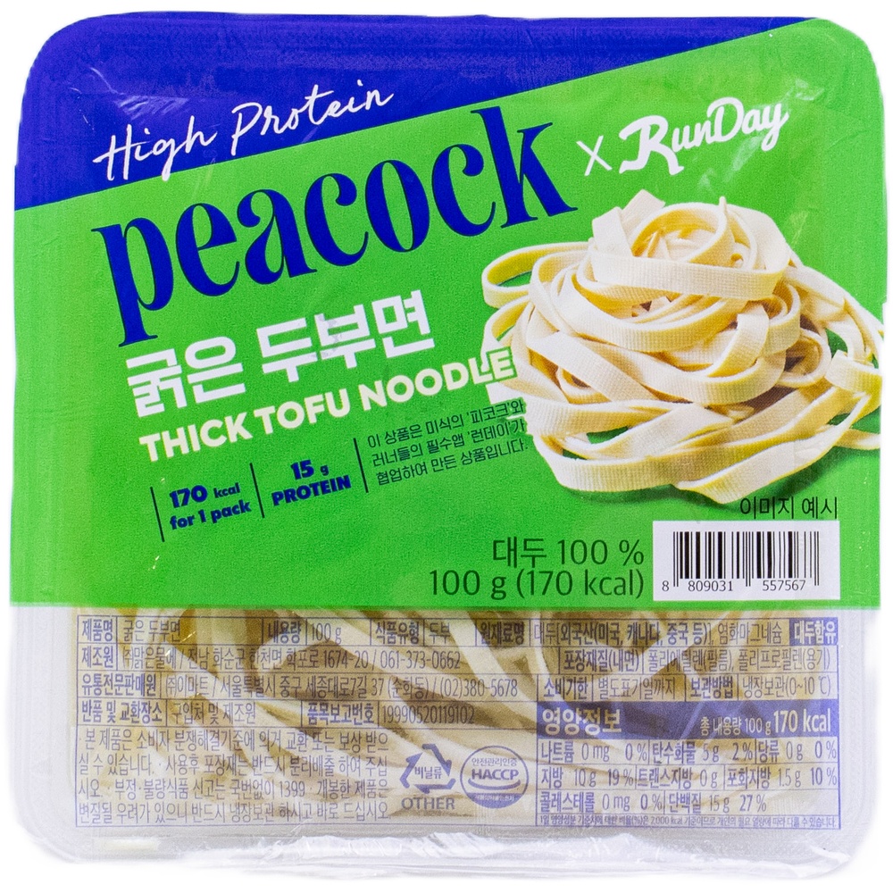 이마트 피코크 런데이 굵은 두부면 100g