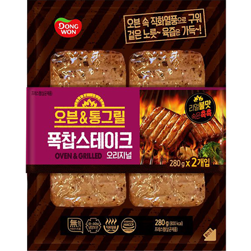 동원 오븐&통그릴 폭찹스테이크 오리지널 280g