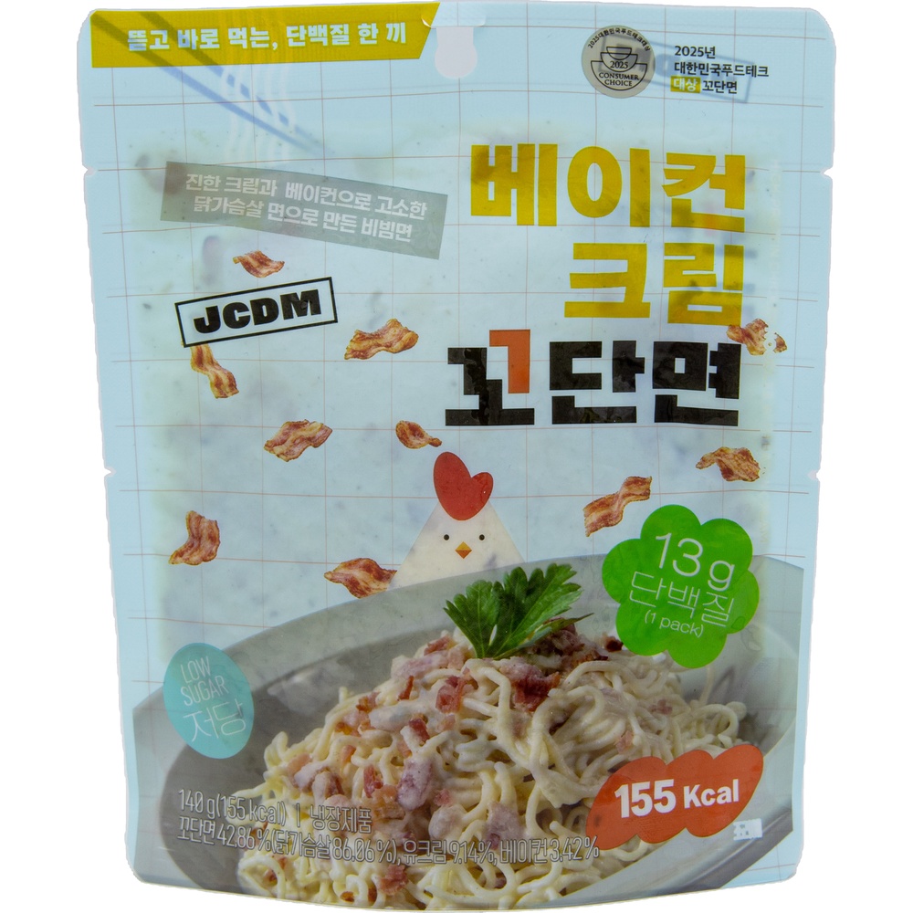 에쓰푸드 존쿡쉐프의키친 베이컨 크림 꼬단면 140g