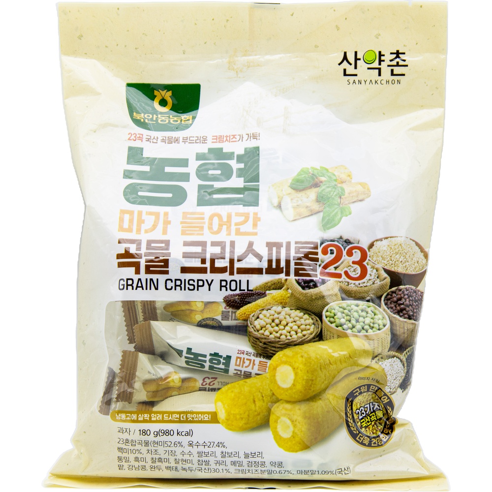 북안동농협 산약촌 마가 들어간 곡물 크리스피롤23 180g