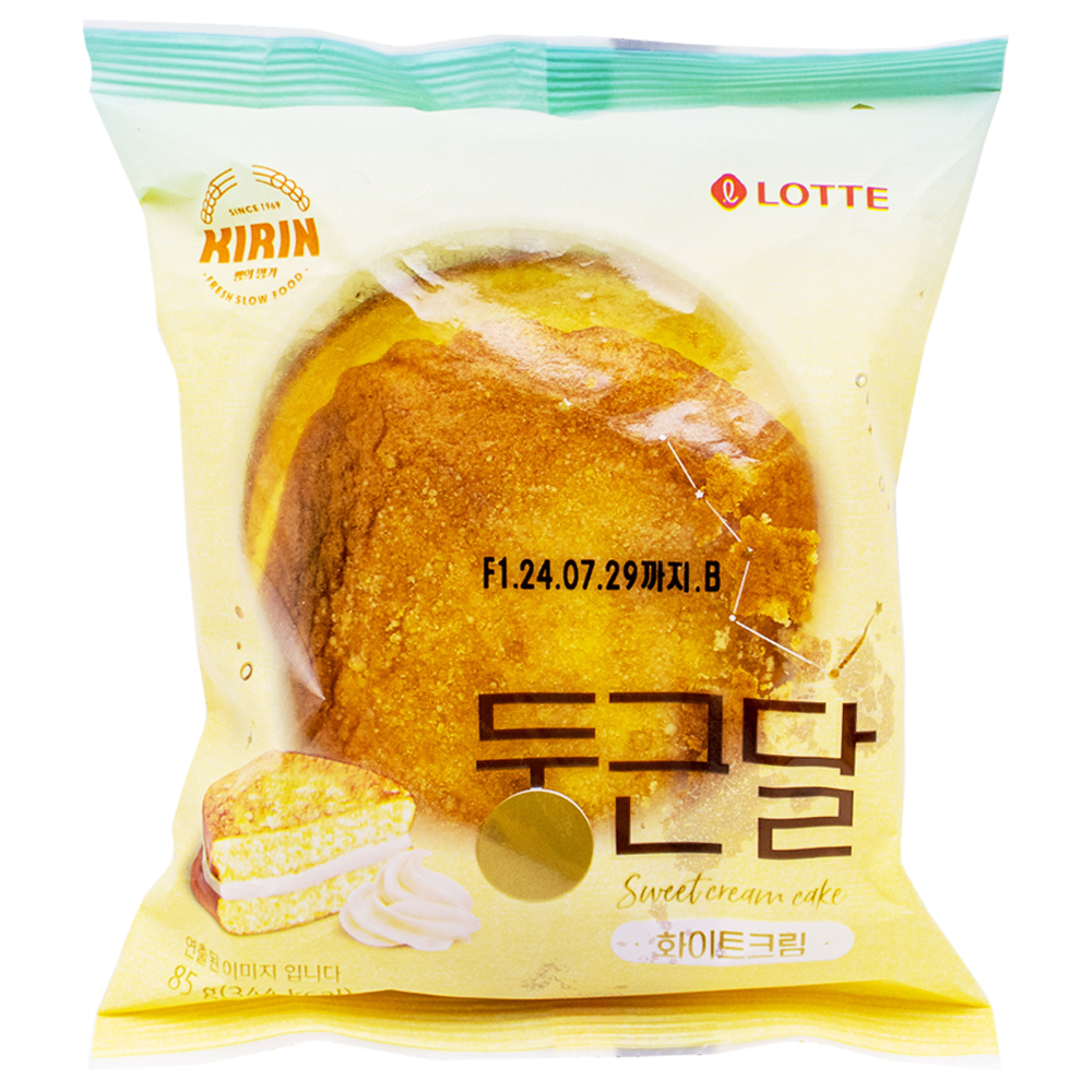 롯데 기린 둥근달 화이트크림 85g