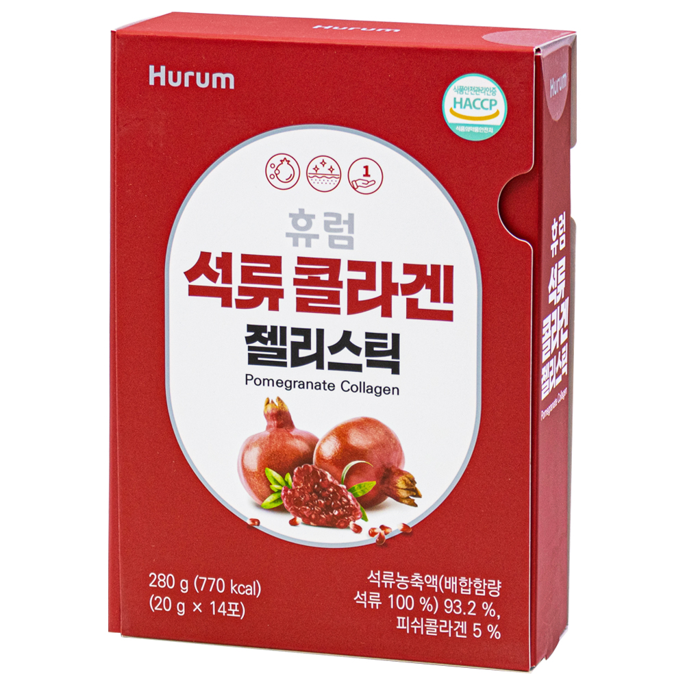 휴럼 석류 콜라겐 젤리스틱 20g