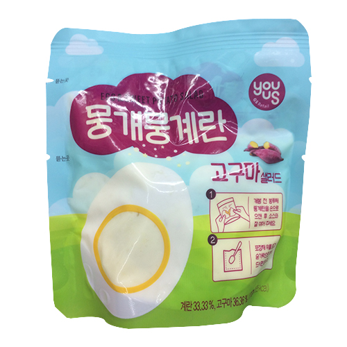 GS리테일 유어스 뭉개뭉계란 고구마 170g