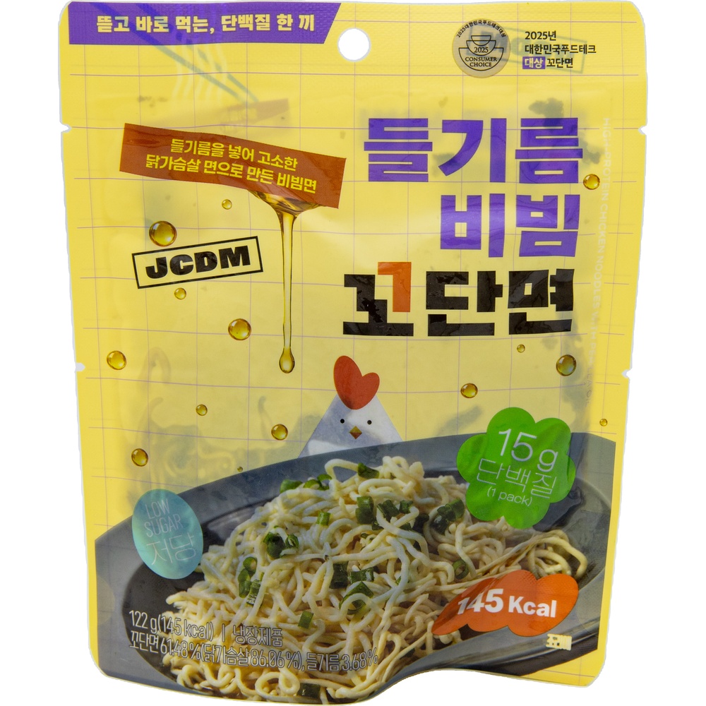 에쓰푸드 존쿡쉐프의키친 들기름 비빔 꼬단면 122g