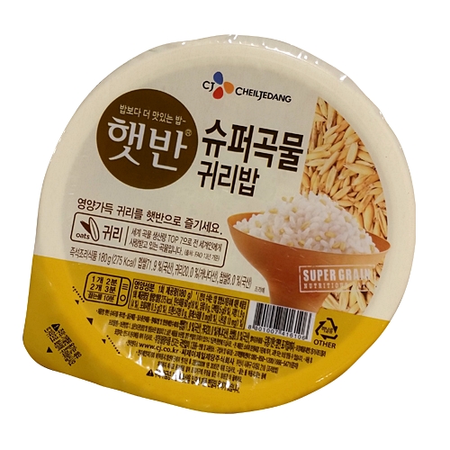 CJ 햇반 슈퍼곡물 귀리밥 180g