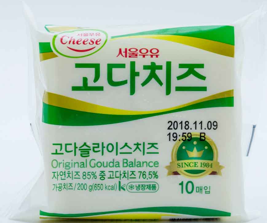 서울우유 고다 슬라이스 치즈 200g