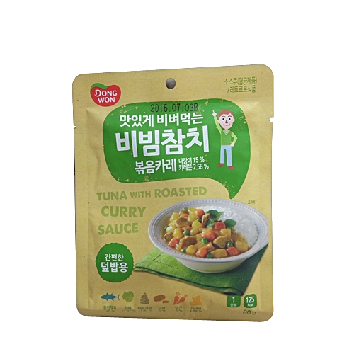동원 비빔참치 볶음카레 80g