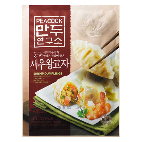 피코크 만두연구소 통통 새우왕교자 315g